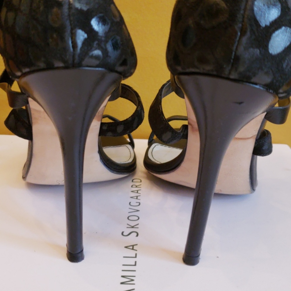 Camilla Skovgaard Black Ankle Cuff Sandals - Picture 3 of 6